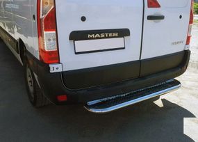 Задня підніжка (нерж.) для Renault Master 2011-2023 рр