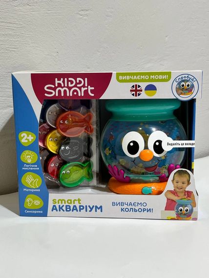Інтерактивна навчальна іграшка Smart-Акваріум KIDDI SMART 207659 українська та англійська | Зображення 1