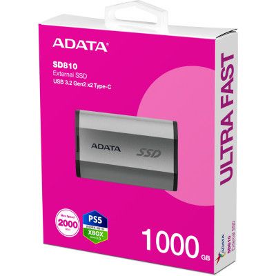 Накопитель SSD USB 3.2 1TB ADATA (SD810-1000G-CSG) | Зображення 5