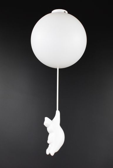 Люстра стельова на 1 лампочку 26804 Білий 50х20х20 см. | Зображення 1