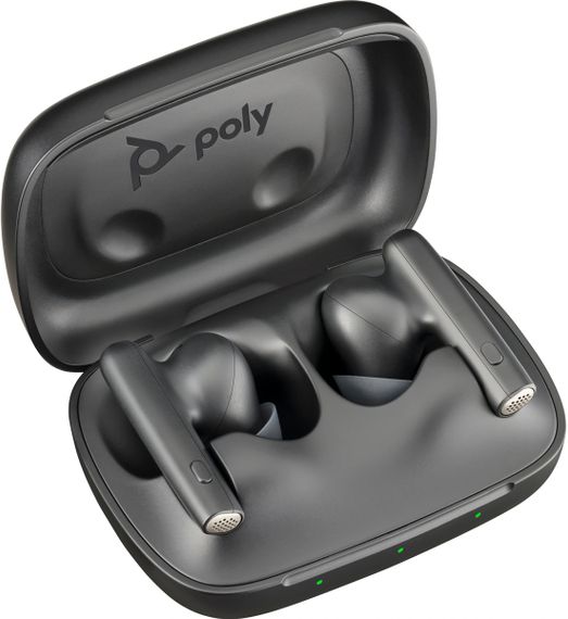 Навушники TWS Poly Voyager Free 60 Earbuds + BT700C + BCHC Black | Зображення 2