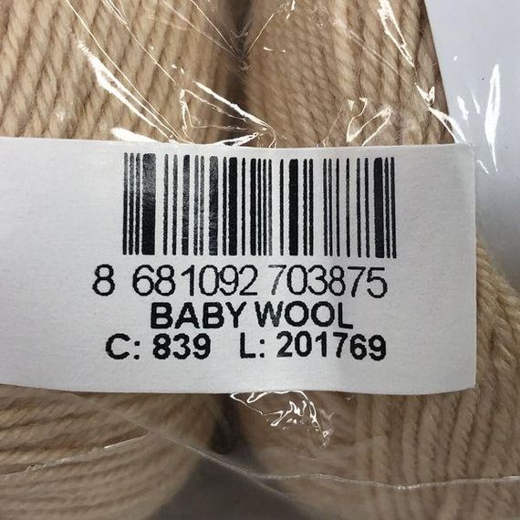 Пряжа Gazzal – Baby Wool колір 839 | Зображення 2
