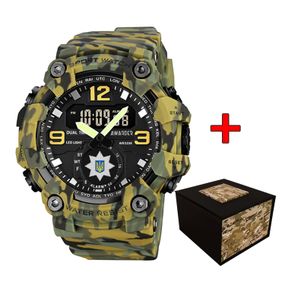 Чоловічий годинник Awarder 003 Поліція Camo Green