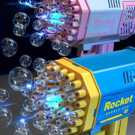 Генератор мильних бульбашок на батарейках КОСМІЧНІ бульбашки, випускає сотні мильних бульбашок одночасно | Зображення 8