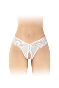 Трусики стринги с вырезом Fashion Secret Alicia Белые One Size