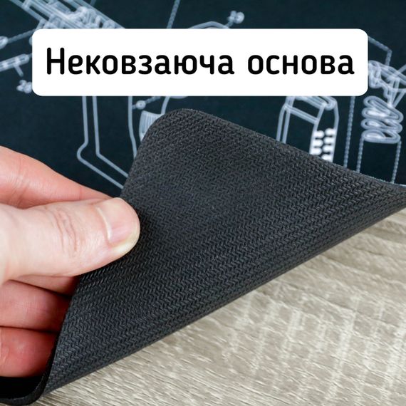 Килимок UAD для чищення зброї 43х28 см Glock | Зображення 4