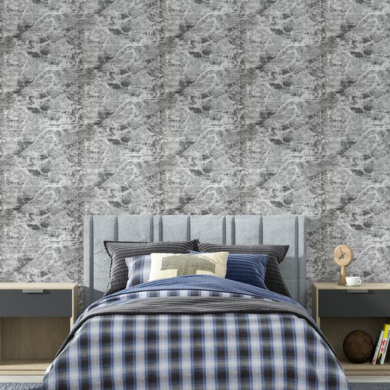 Самоклеюча 3D панель під чорний мармур в рулоні 3080x700x3мм (R061-3) SW-00001395 | Зображення 6