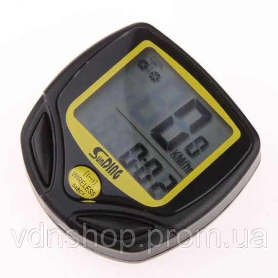 Цифровий велосипедний комп'ютер SunDing SD-548C, Електро спідометр на велосипед, Велокомп'ютер одометр ZE-60 | Зображення 4