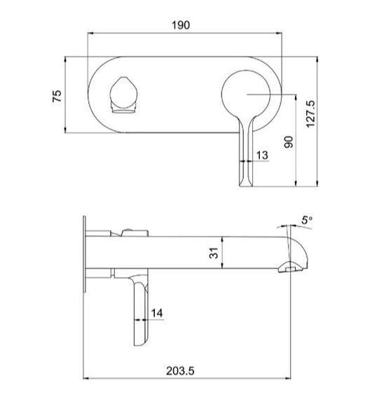 Змішувач для умивальника Gappo G1003-26 | Зображення 7
