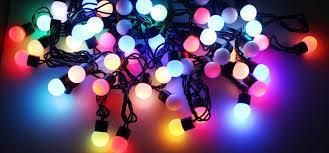Гірлянда матова кулька 40LED 5м (флеш) 18мм, Новорічна бахрама, Світлодіодна гірлянда, Вулична гірлянда | Зображення 3