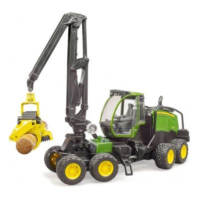 Спецтехника Bruder Харвестер John Deere 1270G с 1 бревном (02135)