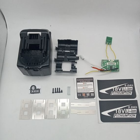 Корпус для інструменту шуруповерта Makita 15S3P15*18650 для АКБ-інструменту 21V BL18650 з індикаторм | Зображення 7