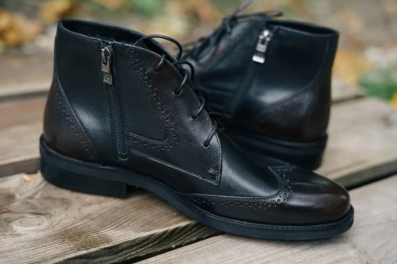 Черевики на байці кольору кабір 45 розмір | Зображення 2