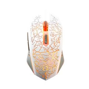 Беспроводная игровая мышка Qukam RGB подсветка USB Charge бесшумная со встроенным аккумулятором WHITE