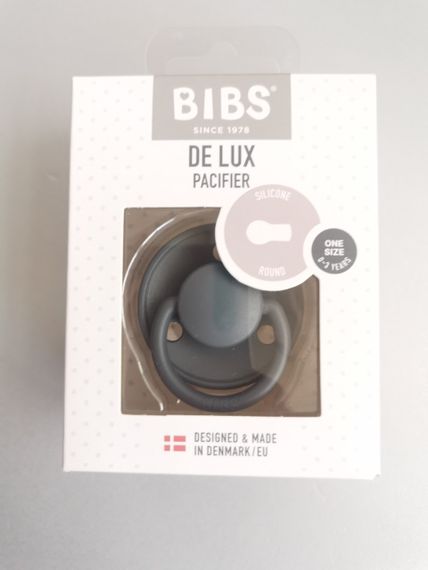 Соска пипка Bibs De Lux Silicone Iron 0-36 міс силіконова