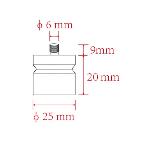 Адаптер-перехідник NTECH-GEO AC-8 (5/8&quot;-1/4&quot;) | Зображення 1