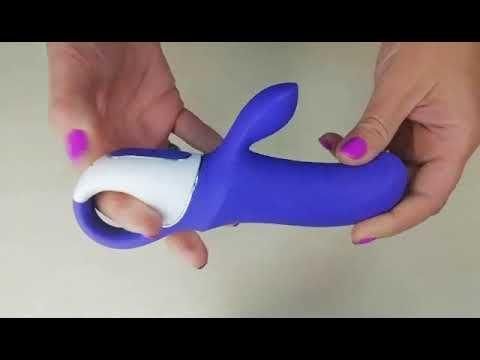 Мощный вибратор-кролик Satisfyer Vibes Magic Bunny, два мотора, литой силикон, 12 режимов работы Sex Aura | Зображення 2