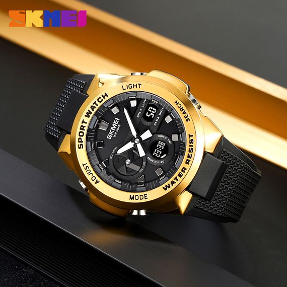 Чоловічий годинник Skmei 2105GD Gold | Зображення 3