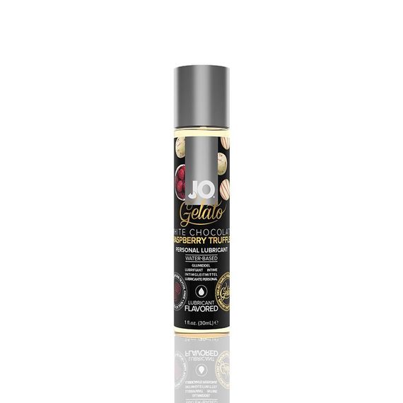 Змазка на водній основі JO GELATO White Chocolate Raspberry (30 мл) без цукру та парабенів Sex Aura