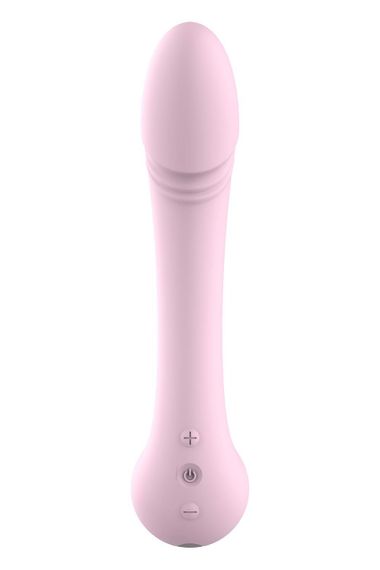 Вибратор классический для стимуляции точки G Dream Toys Amour Lea, розовый sexstyle | Зображення 2