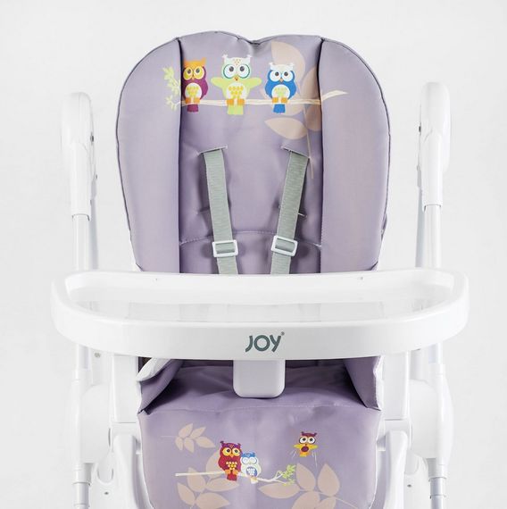 Стульчик для кормления K-60290 Joy мягкий чехол ПВХ, 4 колеса, съёмный столик, корзинка, в коробке (6989203550090) | Зображення 5