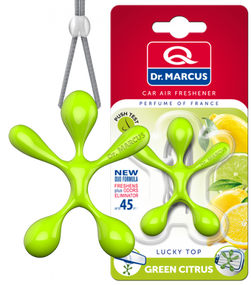 Ароматизатор в машину LUCKY TOP цитрус (Green Citrus) (підвіс) 054534 пахучка в авто, автопарфюм1