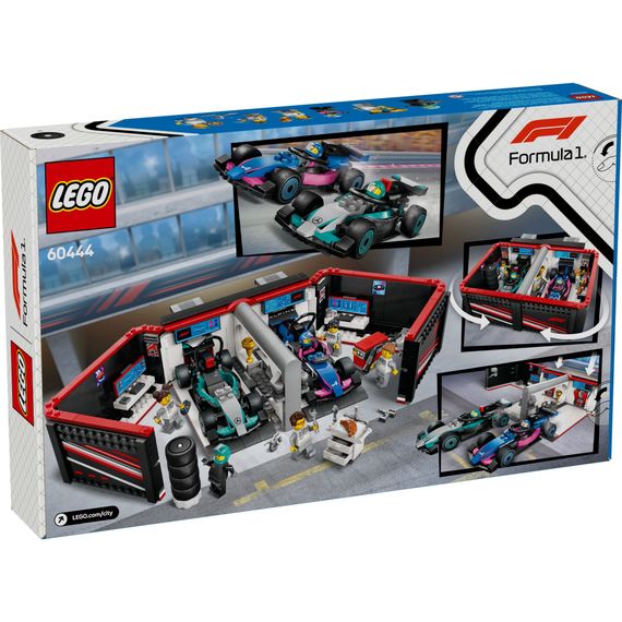 Конструктор LEGO City Гараж F1 та автомобілі Mercedes-AMG і Alpine (60444) | Зображення 6