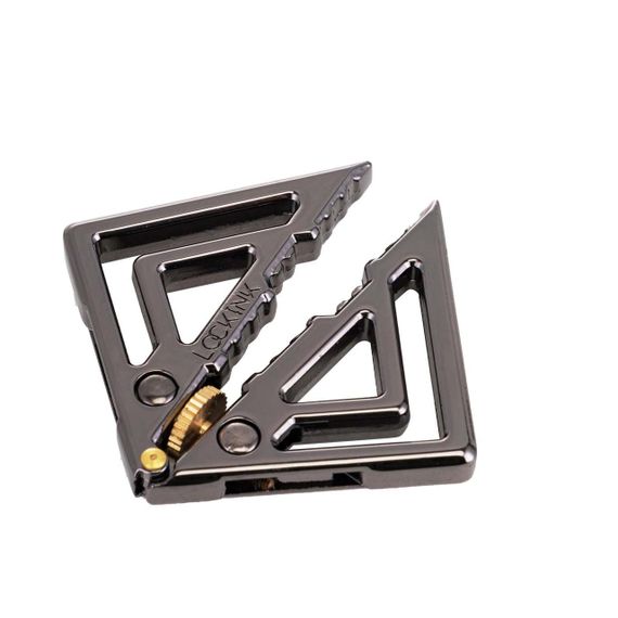 Затискачі для сосків із легкою підвіскою LOCKINK Adjustable Nipple Clamps with Light Pendant - Grey sexstyle | Зображення 5