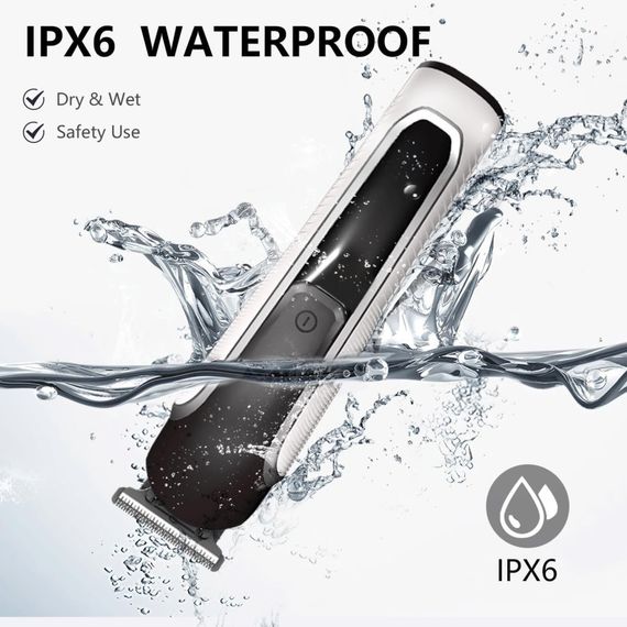 Тример водонепроникний, перезаряджуваний, бритва для чоловіків Vexoria 3 в 1 | Зображення 4