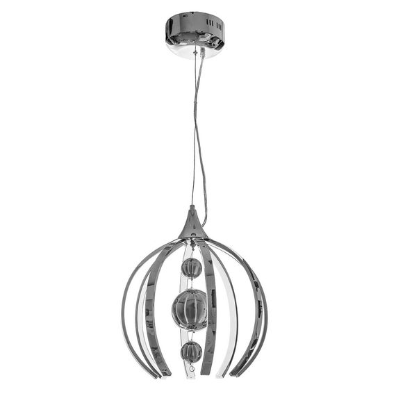 Люстра подвесная для спальни LED 40WCW CH (BR-940S/1)