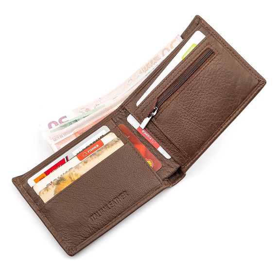 Мужской кошелек ST Leather 18353 (ST-1) НОВИНКА Коричневый | Зображення 2