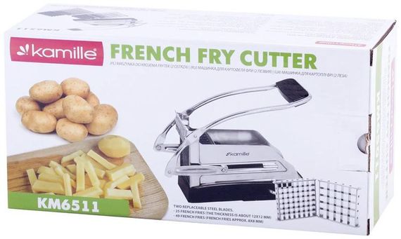 Картоплерізка (подрібнювач) Kamille French Fries для нарізки картоплі фрі | Зображення 6