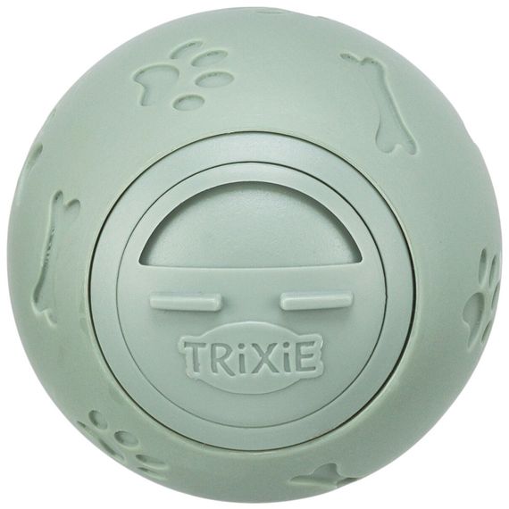 Іграшка Trixie для собак Куля для ласощів пластик 7 см зелена | Зображення 1
