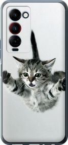 Чехол на Tecno Camon 18 Premier Летящий котёнок "2322u-2652-17620"
