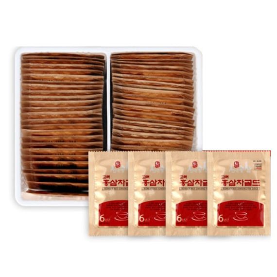 Заменитель питания Gimpo Paju Korean Hed Ginseng Extract Tea Gold 50 packs