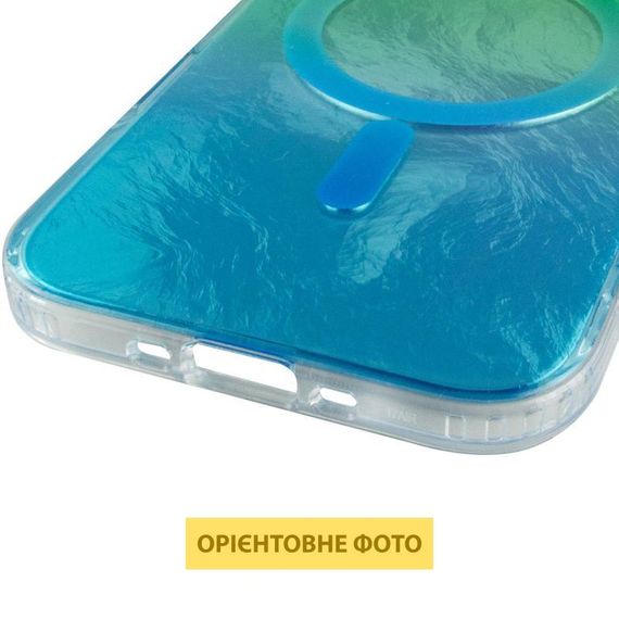 Чохол TPU Shiny Mountain (MagFit) для Apple iPhone 17 Air (6.6") Green / Blue | Зображення 4