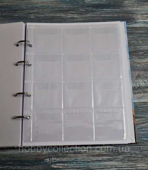 Альбом для монет Schulz Optima  для ювілейних монет в капсулах - 10 листів (тип 12)