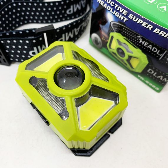 Фонарь налобный 2323-P50+SMD+COB (white/red) | Зображення 1