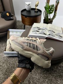 Кроссовки Ozmillen White Pink Beige (кожа , текстиль) весна / лето / осень 39 25