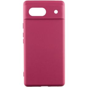 Чехол Silicone Cover Lakshmi Full Camera (AAA) для Google Pixel 7a Бордовый / Plum