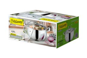 Кастрюля нержавеющая Maestro - 220 мм x 4,9 л (MR-3515-22)