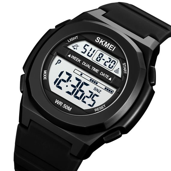 Skmei 1821BKWT Black-White | Зображення 1