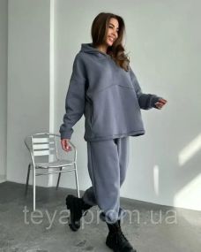 Спортивний костюм для жінок колір сірий розміри S/M, L/XL FI_009403