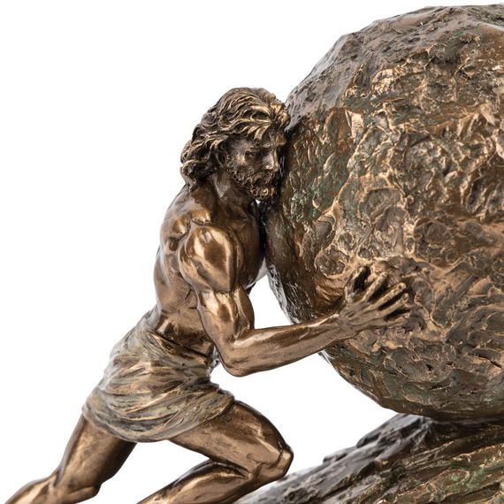 Мифологическая статуэтка Sisyphus Eternal 10х18 см | Зображення 3