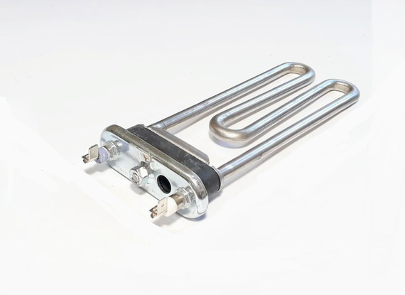 Тэн 1900W L-183 для стиральной машины Ariston с отверстием под термодатчик (Kawai Китай)