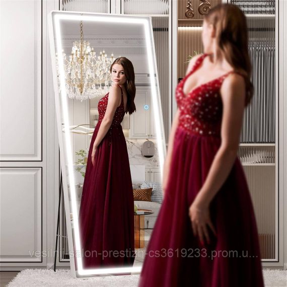 Бордова випускна сукня, розмір 44