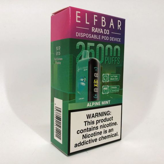 Elf Bar Raya D3 25000 смак М'ята (Alpine Mint) | Зображення 3