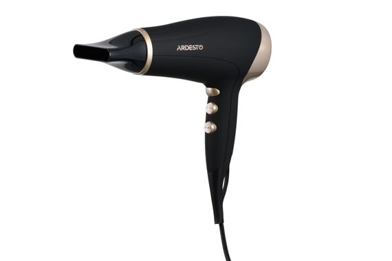 Фен Ardesto HD-522 /1800-2200Вт/2 скорости/3 темпер. режима/функция Cool Shot/черный (HD-522)