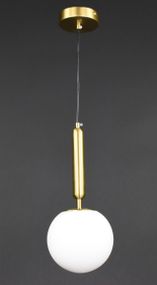 Люстра підвісна на 1 лампочку 27778 Латунь 40-180х15х15 см.