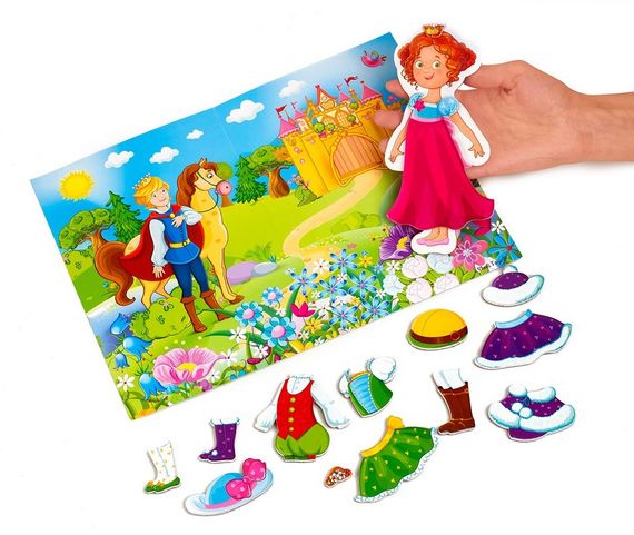 Магнітна гра-одягалка "Принцеса" VT3204-26 Vladi Toys, в пакеті (4820234760626) | Зображення 1